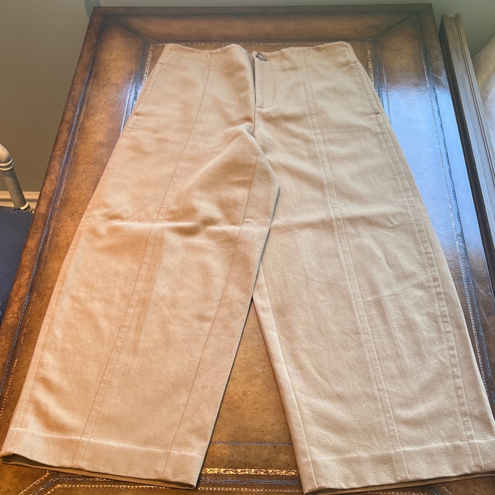 Vince Tan Wide Leg Pants